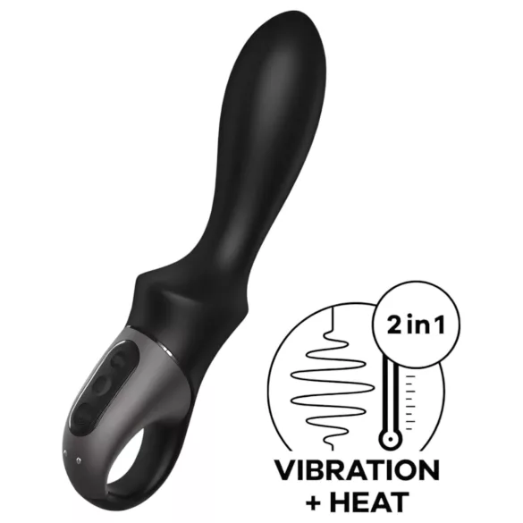 Satisfyer Heat Climax - App-styrd värmande analvibrator (svart)