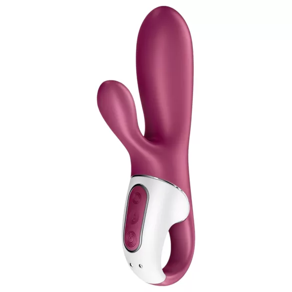 Satisfyer Hot Bunny - appstyrd värmande klitorisvibrator med öron (röd)
