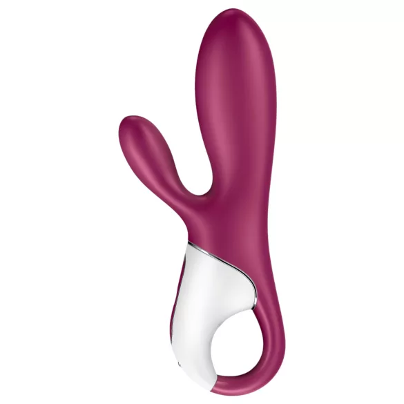 Satisfyer Hot Bunny - appstyrd värmande klitorisvibrator med öron (röd)