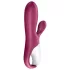 Satisfyer Hot Bunny - appstyrd värmande klitorisvibrator med öron (röd)