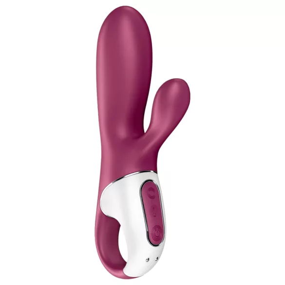 Satisfyer Hot Bunny - appstyrd värmande klitorisvibrator med öron (röd)