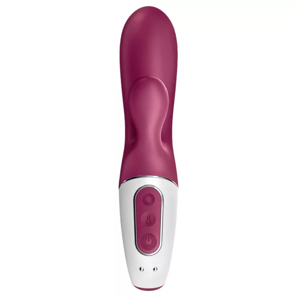Satisfyer Hot Bunny - appstyrd värmande klitorisvibrator med öron (röd)