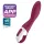 Satisfyer Heated Thrill - App-styrd uppvärmd vibrator (röd)