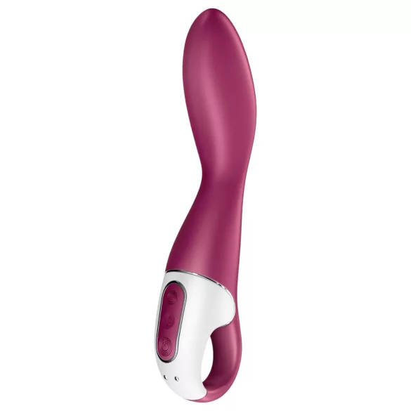 Satisfyer Heated Thrill - App-styrd uppvärmd vibrator (röd)