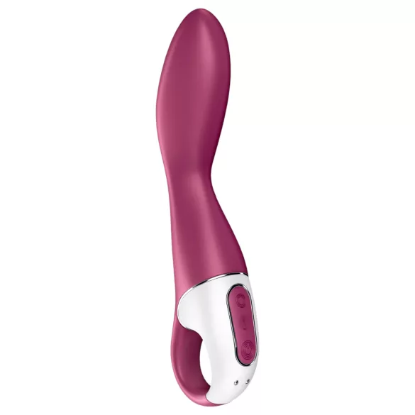 Satisfyer Heated Thrill - App-styrd uppvärmd vibrator (röd)