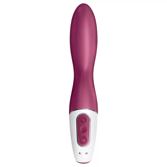 Satisfyer Heated Thrill - App-styrd uppvärmd vibrator (röd)