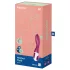 Satisfyer Heated Thrill - App-styrd uppvärmd vibrator (röd)