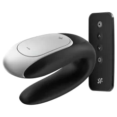 Satisfyer Double Fun - Appstyrd parvibrator (svart)