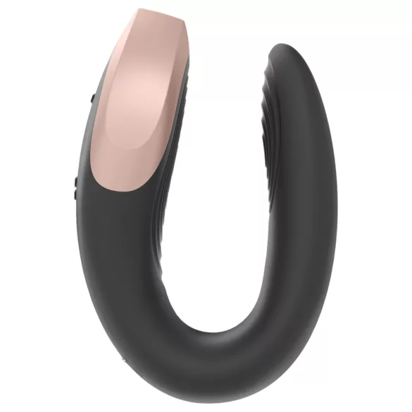 Satisfyer Double Love - Parvibrator med app- och fjärrkontroll (svart)