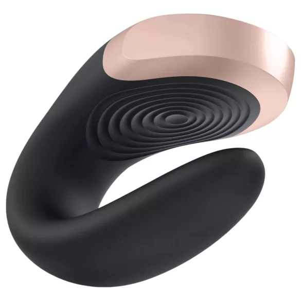 Satisfyer Double Love - Parvibrator med app- och fjärrkontroll (svart)