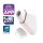 Satisfyer Love Triangle - smart luftströmsklitorisstimulator (vit)