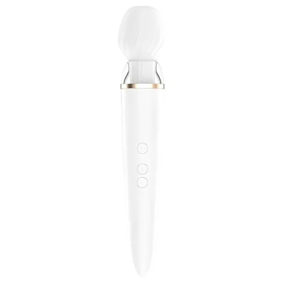 Satisfyer Double Wand-er - massagevibrator med appstyrning - vit