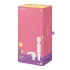 Satisfyer Double Wand-er - massagevibrator med appstyrning - vit