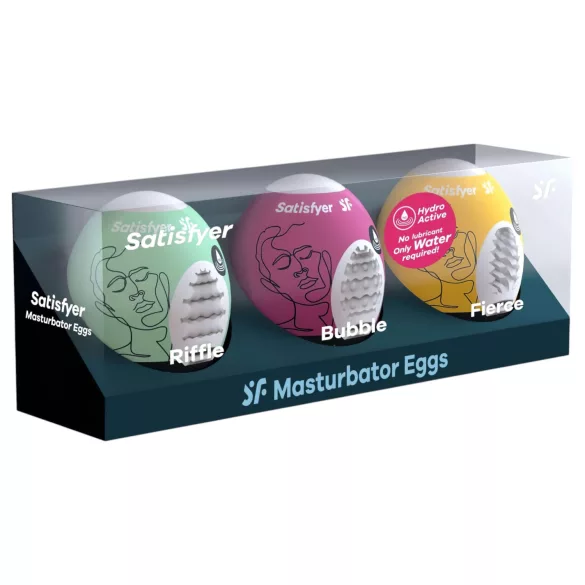 Satisfyer Egg RBF - masturbatorägg set - 3 st