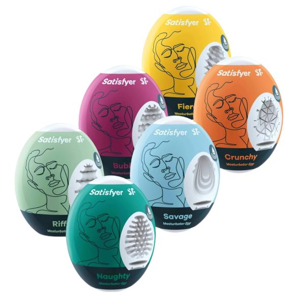 Satisfyer - äggmasturbator set - 6-pack