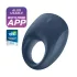 Satisfyer Strong One - penisring med vibration - blå - silikon