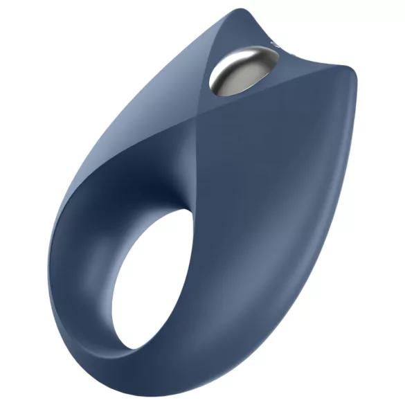 Satisfyer Royal One - App-styrd vibrerande peniskringla för män (blå)