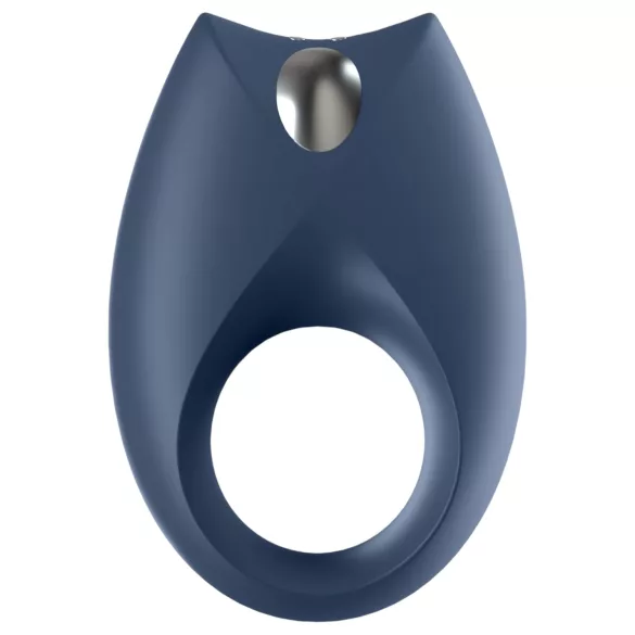 Satisfyer Royal One - App-styrd vibrerande peniskringla för män (blå)