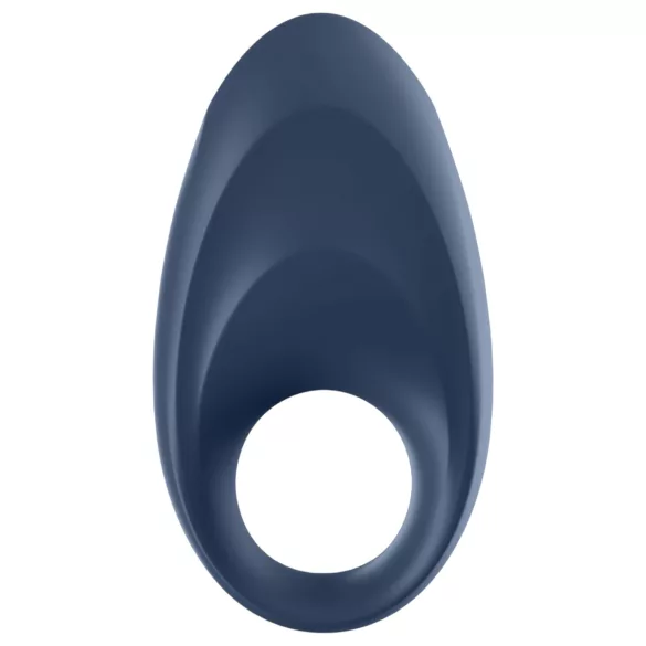 Satisfyer Mighty One - penisring med vibration - bluetooth - silikon blå