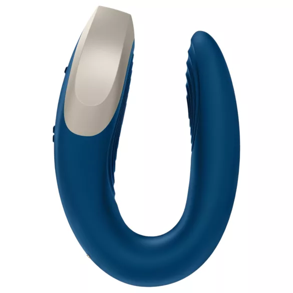 Satisfyer Double Love - App-styrd parvibrator (blå)