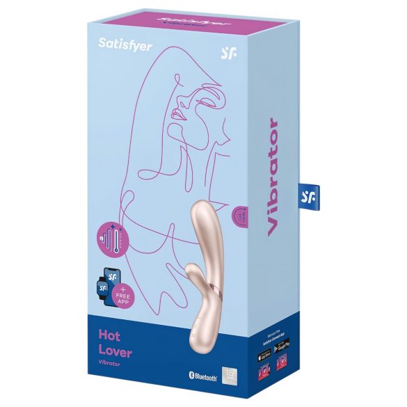 Satisfyer Hot Lover - vibrator med värmefunktion - silver