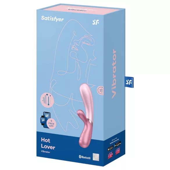 Satisfyer Hot Lover - vibrator med värmefunktion - rosa