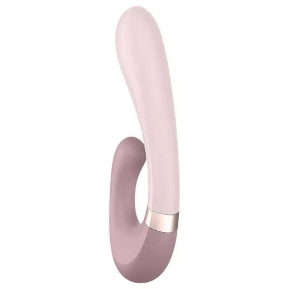 Satisfyer Heat Wave - uppvärmd rabbitvibrator - smart funktion - beige