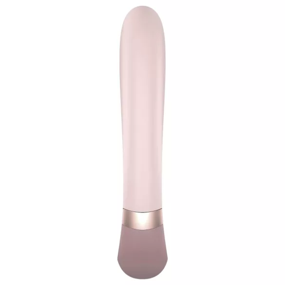 Satisfyer Heat Wave - uppvärmd rabbitvibrator - smart funktion - beige
