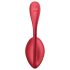 Satisfyer Shiny Petal - Vibrerande ägg med fjärrkontroll (röd)