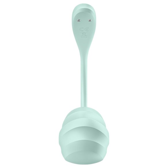 Satisfyer Smooth Petal - smart vibrerande ägg (grön)