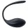 Satisfyer Ribbed Petal - bärbart vibrerande ägg med fjärrkontroll (svart)