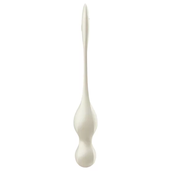 Satisfyer Love Birds 1 - App-styrda vibrerande geishakulor (vit)