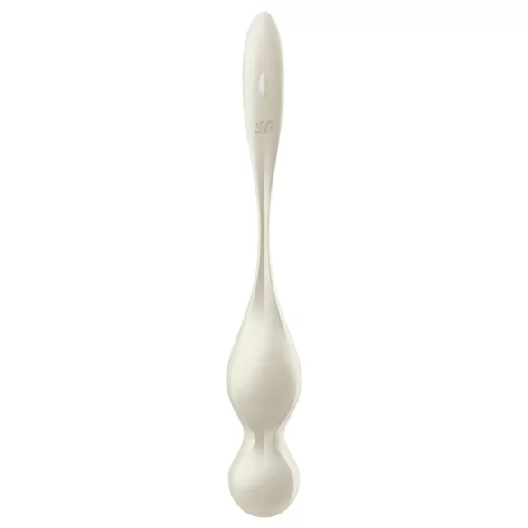 Satisfyer Love Birds 1 - App-styrda vibrerande geishakulor (vit)