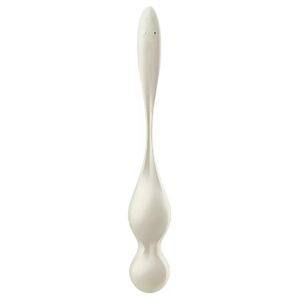 Satisfyer Love Birds 1 - App-styrda vibrerande geishakulor (vit)