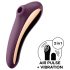 Satisfyer Dual Kiss - 2i1, vaginal- och klitorisvibrator (lila)