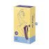 Satisfyer Dual Kiss - 2i1, vaginal- och klitorisvibrator (lila)