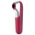 Satisfyer Dual Love - klitoris- och vaginalvibrator - smart funktion - röd