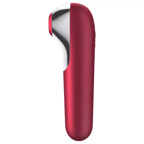Satisfyer Dual Love - klitoris- och vaginalvibrator - smart funktion - röd