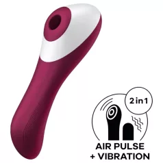   Satisfyer Dual Crush - vibrator för vagina och klitoris - uppladdningsbar - röd
