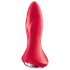 Satisfyer Rotator Plug 1 - pärlförsedd analvibrator (röd)