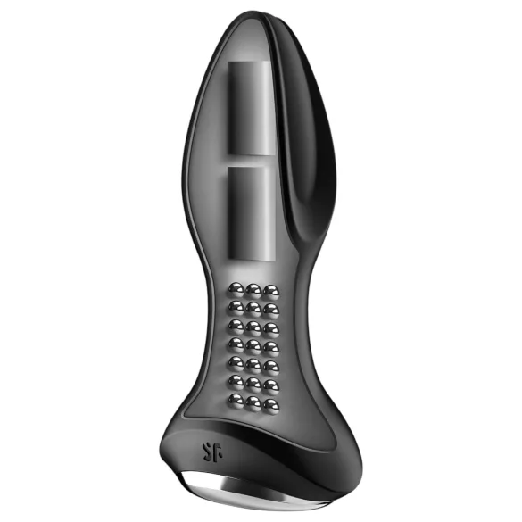 Satisfyer Rotator Plug 2 - pärlformad analvibrator (svart)