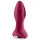 Satisfyer Rotator Plug 2 - uppladdningsbar, kulstrukturerad analvibrator (röd)