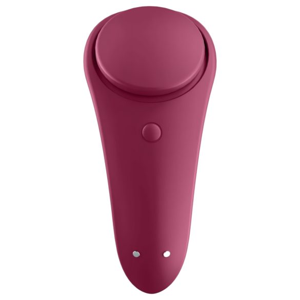 Satisfyer - vibrator för trosor - fjärrstyrd vattentät - röd