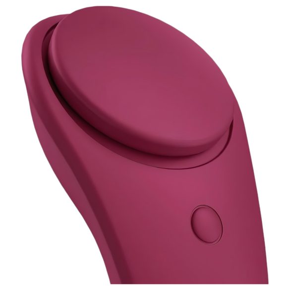 Satisfyer - vibrator för trosor - fjärrstyrd vattentät - röd