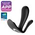 Satisfyer Top Secret Plus - smart 3-armad vibrator (svart)