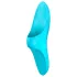Satisfyer - fingervibrator - uppladdningsbar, vattentät - turkos