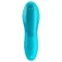 Satisfyer - fingervibrator - uppladdningsbar, vattentät - turkos