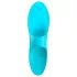 Satisfyer - fingervibrator - uppladdningsbar, vattentät - turkos