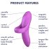 Satisfyer Bold Lover - uppladdningsbar, vattentät fingervibrator (rosa)