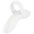 Satisfyer Bold Lover - uppladdningsbar fingervibrator - vattentät - vit